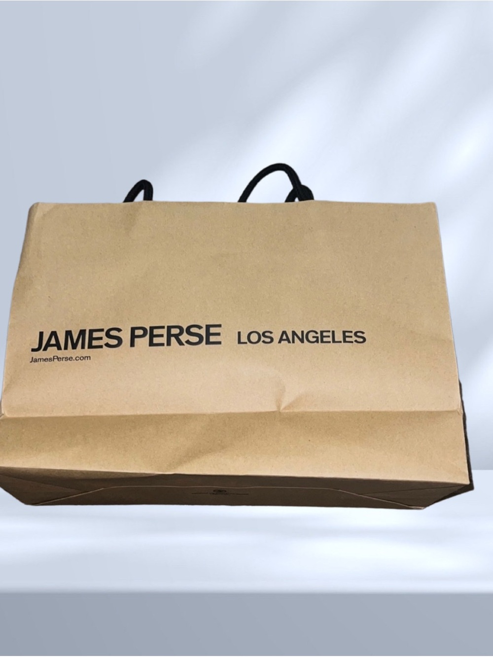 James Perse Tan Shopping Bag